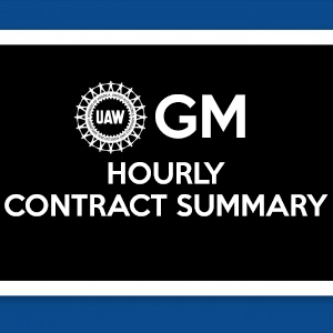 GM HOURLY CONTRACT SUMMARY COVER