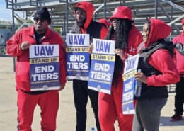 SUPPLEMENTAL EMPLOYEES RALLY AT MANZ FIELD TO END TIERS