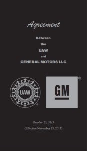 RATIFIED CONTRACT AT GM – 2015
