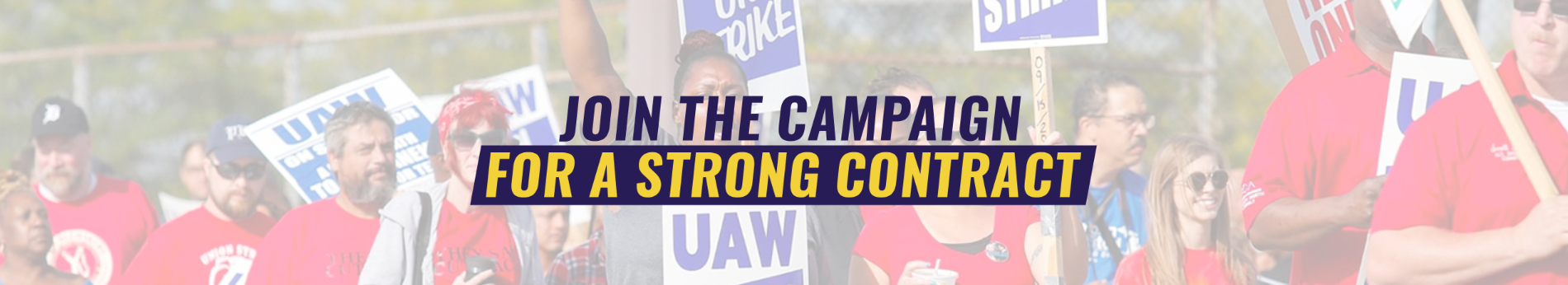Join the Campaign for a strong Contract