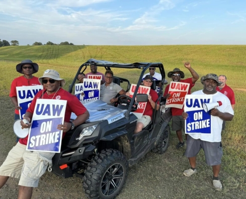 ZF WORKERS IN ALABAMA MARK 10 DAYS ON STRIKE