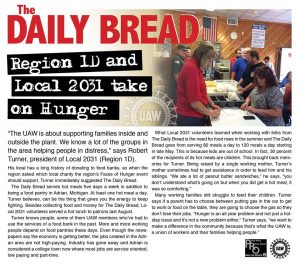 The Bailey Bread: Region 1D and Local 2031 take on Hunger