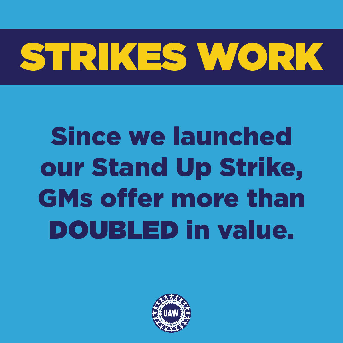 GM Strikes Work