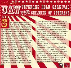 UAW Veterans Hold Carnival