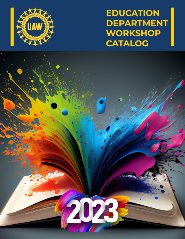 2023 UAW Education Department Workshop Catalog