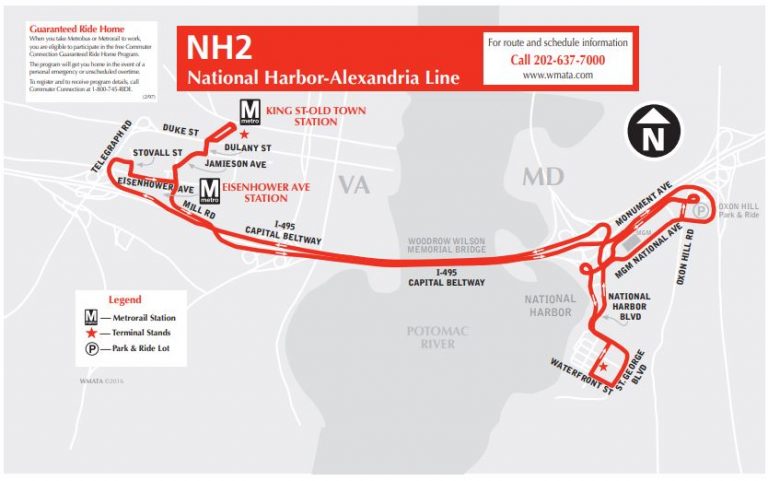 National Harbor Alexandria Line