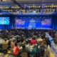 U.S. Senator Bernie Sanders addresses delegates at the UAW National CAP Conference Day 1 Dinner in Washington D.C.