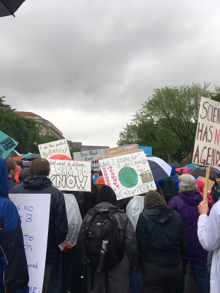Local 2110 at the March for Science
