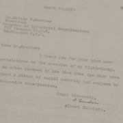 Rare Walter Reuther Letters