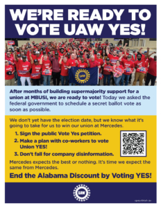 We're Ready to Vote UAW YES!
