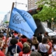 Photo of Local 2325 members and supporters during a June 2024 rally demanding Bronx Defenders negotiate a fair contract.