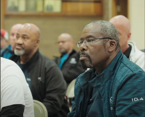 Screenshot of UAW Local 42 members who work at Volkswagen in Chattanooga, TN.