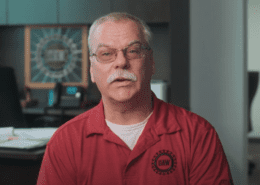 Screenshot of UAW VP Mike Booth giving an update on round two of the General Motors Special Attrition Program.