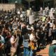 Photo of protestors at the University of California Berkeley for the Kill the Cuts National Day of Action on April 8, 2025.