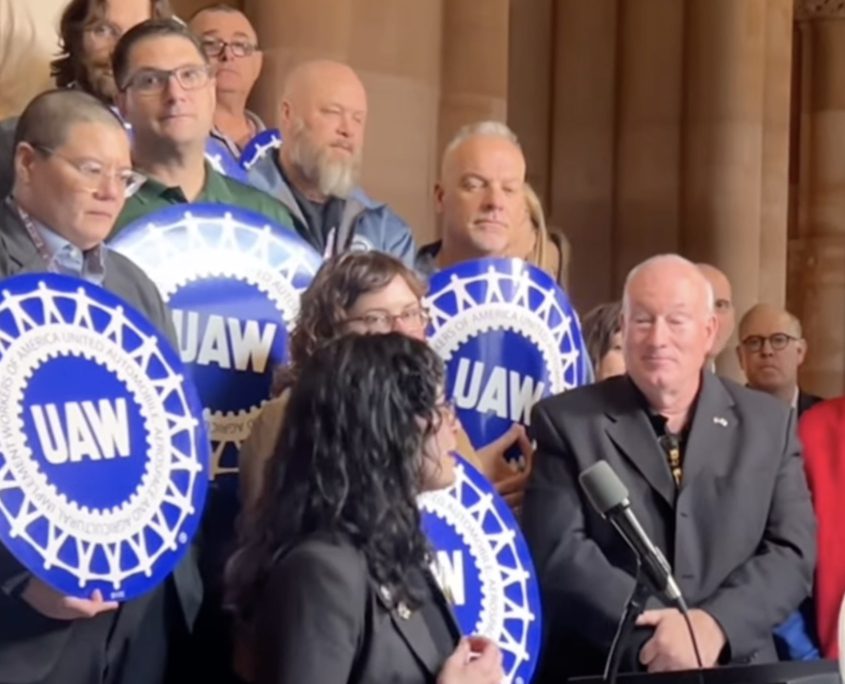 Region 9 UAW Members Lobby for Higher Education Workers in NY