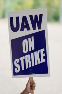 UAW On Strike Sign