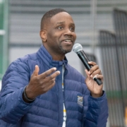 Photo of Rev. Solomon Kinloch Jr. who is running for Mayor of Detroit. Photo courtesy of Solomon Kinloch Jr. Facebook page.
