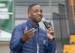 Photo of Rev. Solomon Kinloch Jr. who is running for Mayor of Detroit. Photo courtesy of Solomon Kinloch Jr. Facebook page.