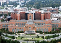 Aerial Photo of the National Institutes of Health Main Campus, Bethesda, Maryland