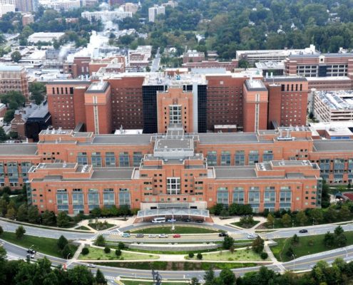 Aerial Photo of the National Institutes of Health Main Campus, Bethesda, Maryland