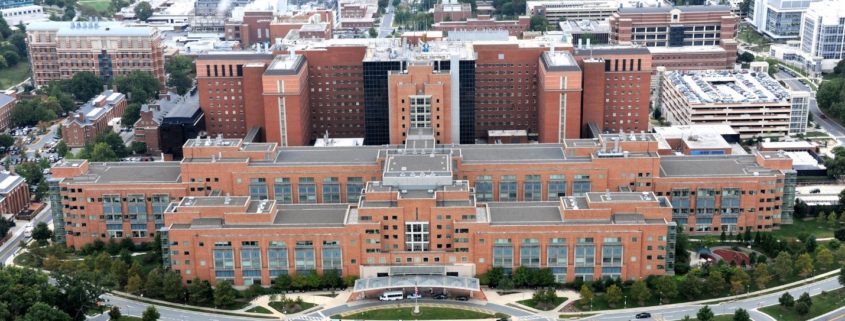 Aerial Photo of the National Institutes of Health Main Campus, Bethesda, Maryland