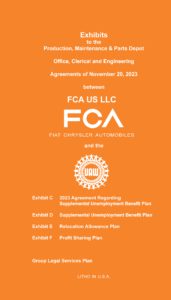 UAW-FCA Exhibits C-F StarPlus Battery