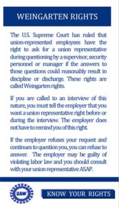 545DC - Weingarten Rights Card front side