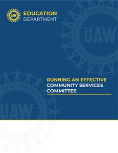 600 - Running an Effective Community Services Committee
