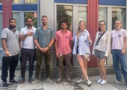 Photo of workers at the University of Pennsylvania who are forming their union.
