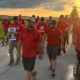 Photo of UAW Local 647 members during a solidarity march at GE Aerospace.