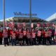Photo of UAW Local 42 members during a practice picket at Volkswagen in Chattanooga, TN.