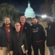 Photo of UAW Region 4 Director Brandon Campbell and union members in Washington D.C. in November 2025.