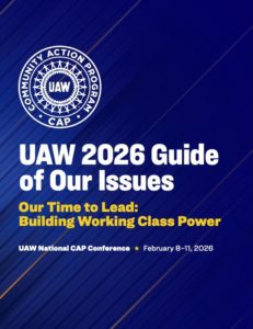 2026 UAW CAP Guide of Our Issues - Cover