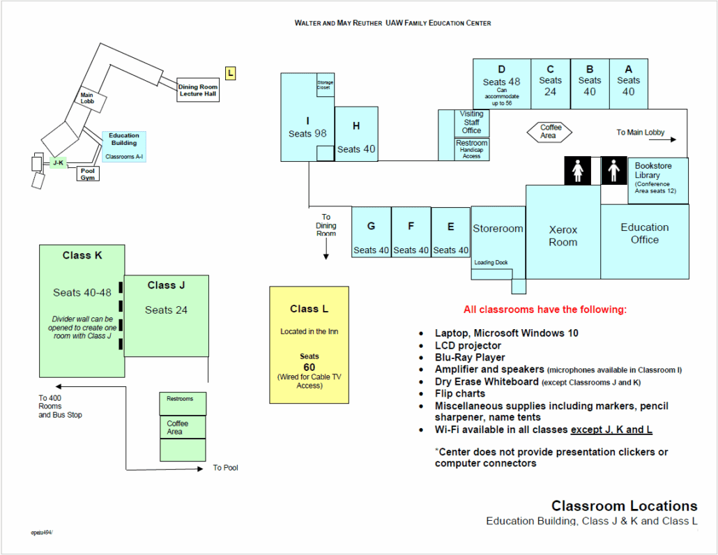 Black Lake Education Center Classrooms