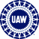 UAW Dark Blue and White Logo