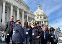 UAW Region 1 members lobby on Capitol Hill during Day 3 of the 2026 National CAP Conference in Washington, D.C., on February 10, 2026.
