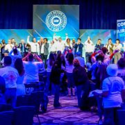 The UAW members and elected leaders conclude the 2026 National CAP Conference in Washington, D.C., on February 11, 2026.