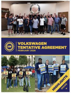 Volkswagen - UAW Tentative Agreement Highlights