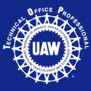 top-centered UAW TOP Wheel Logo