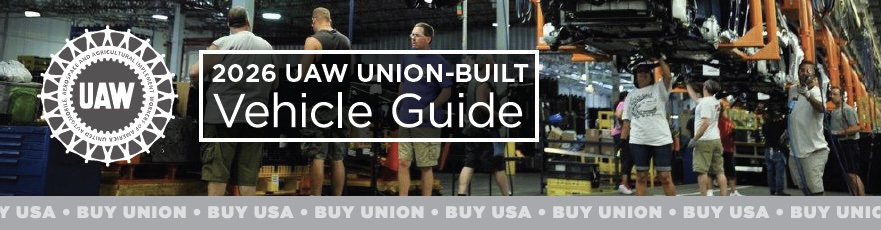 2027 UAW Union-Built Vehicle Guide Header Graphic