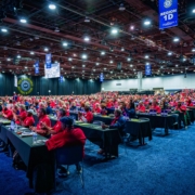 Photo of elected delegates during day three of the UAW's 39th Constitutional Convention in Detroit, MI, on June 17, 2026.
