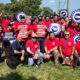 UAW Local 5101 members are joined by Region 4 Director Brandon Campbell and Assistant Director Lucas DeSpain during a practice picket at Woodward MPC outside of Chicago on June 30, 2026.